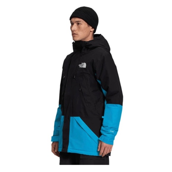 COPY - The North Face Men's Black Blue Goldmill Insulated Ski Parka Jacket size… - Picture 3 of 16